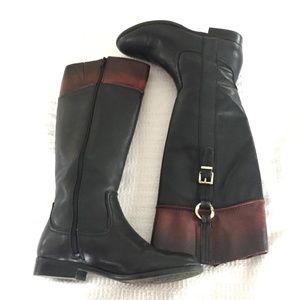 ALEX MARIE Black Riding Boots